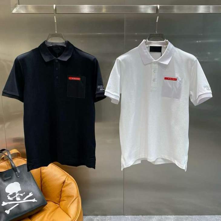 Picture of Prada Polo Shirts Short _SKUPradaM-2XL8qx26425860